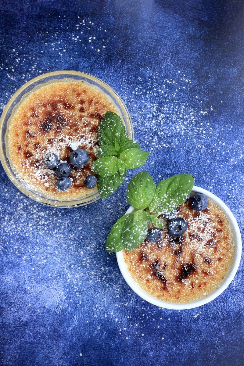 Raspberry Creme Brulee
